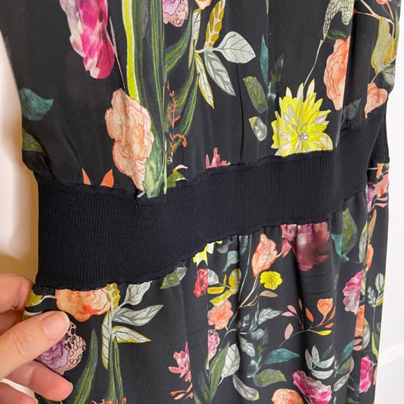 Theory Lewie Sleeveless Floral Dress, Size M - Picture 6 of 9